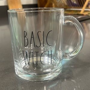 Rae Dunn Basic Witch Glass Mug